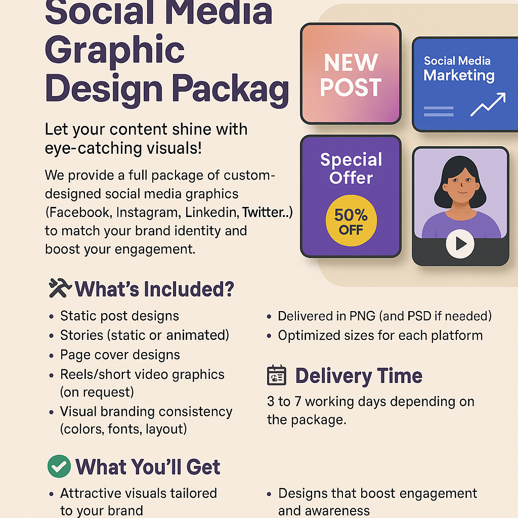 Social Media Graphic Design Package